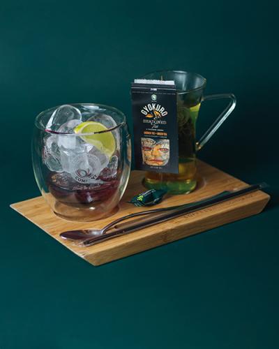 Cranberry and Lime Iced Tea