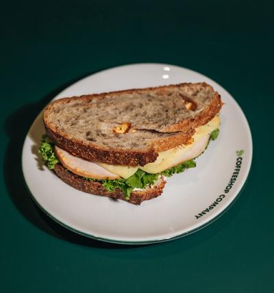 Turkey ham and gouda