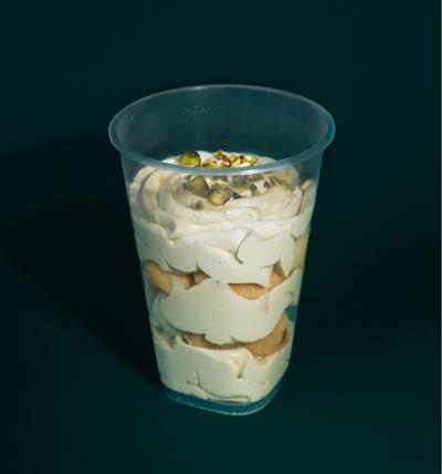 Pistachio tiramisu